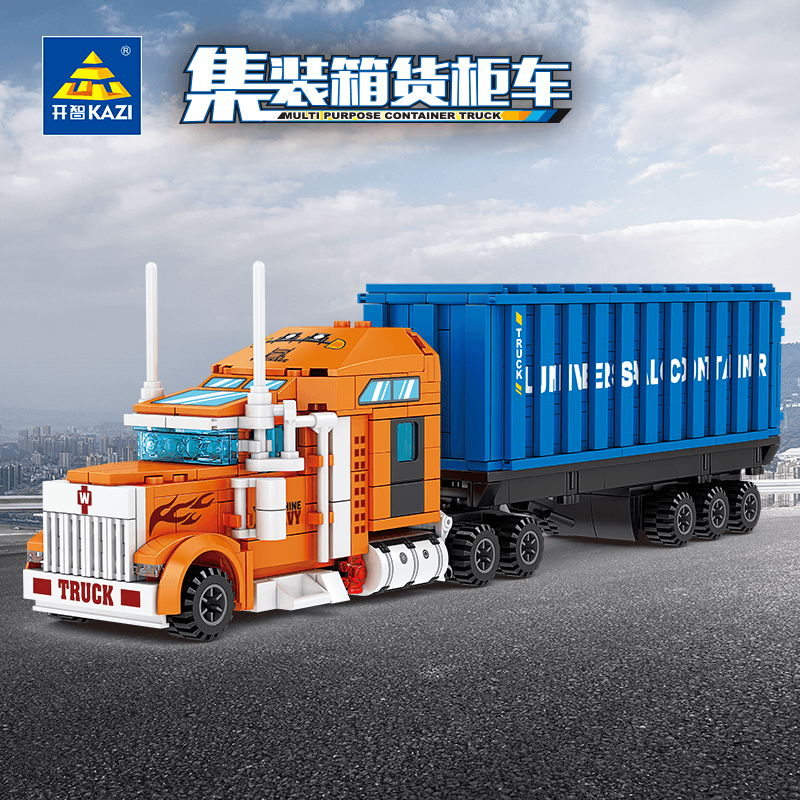 KAZI Container Truck 4 IN 1-Afobrick