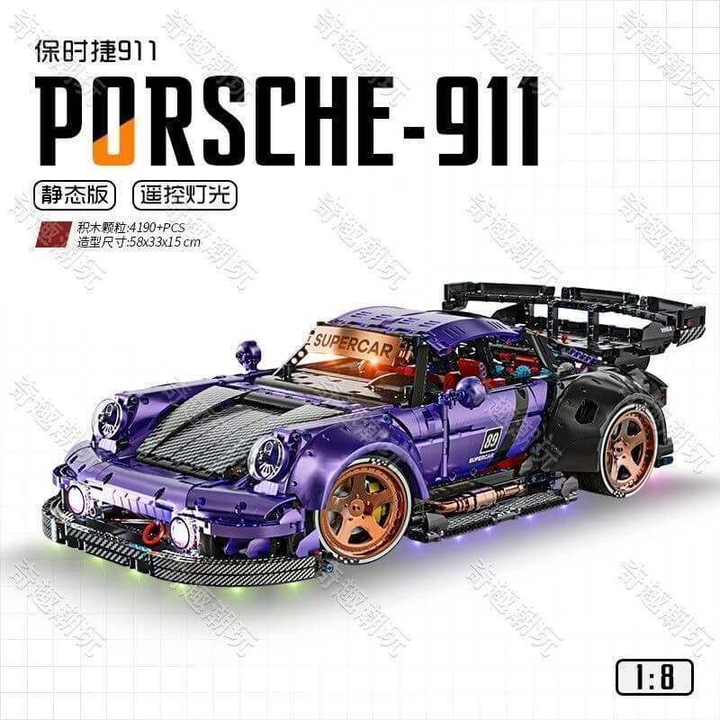 KBOX 10544 Low-riding retro Porsche 911