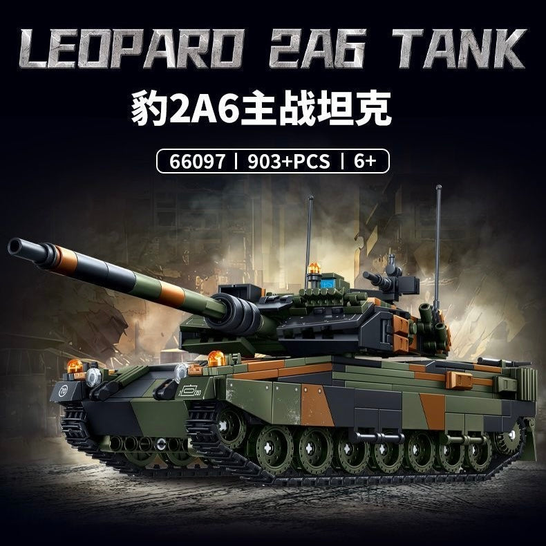 LEYI 66097 Leopard 2A6 Tank