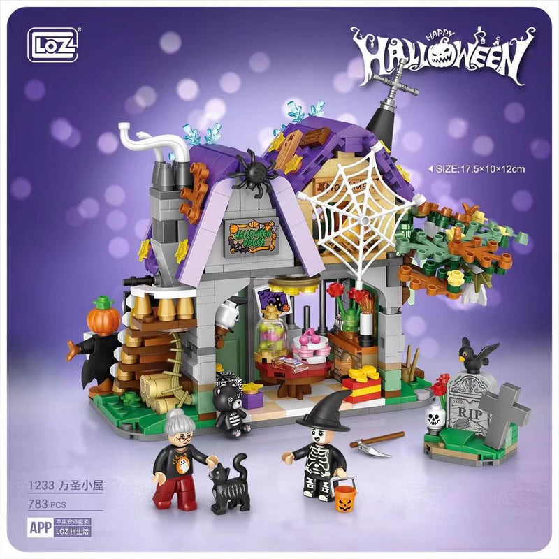 Loz 1233 halloween house Mini Brick