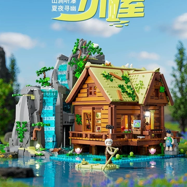 Lumibricks Funwhole L9083 Waterfall Cottage