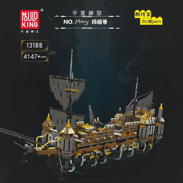 Mould King 13188 Silent Mary pirate ship