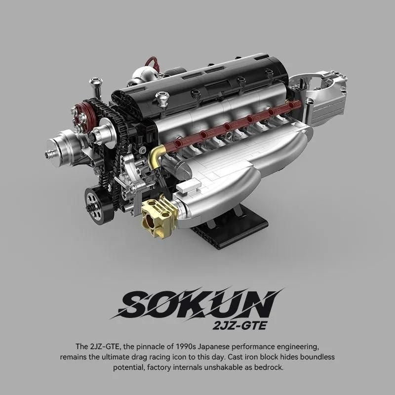 2jz Power Block PB8814 Sokun 2JZ-GTE Engine