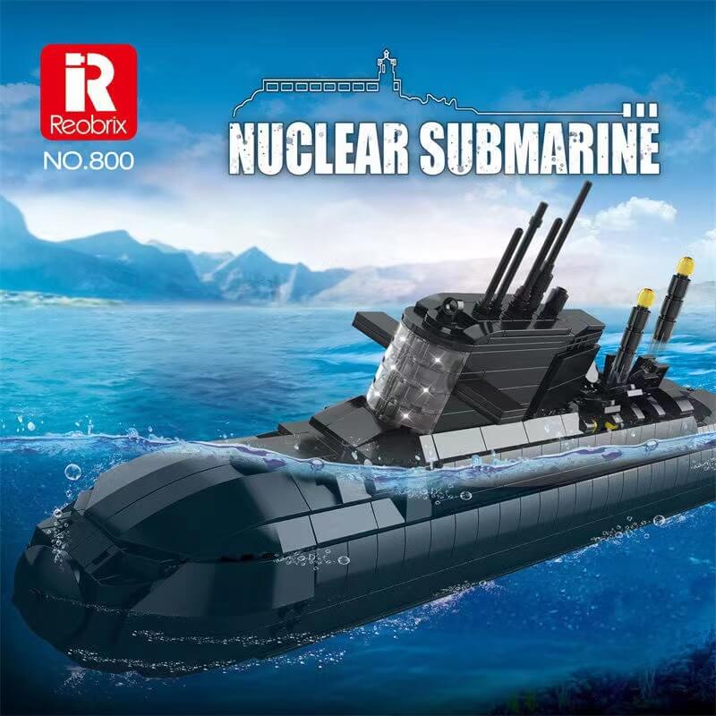Reobrix 800 Type 094 strategic nuclear submarine-Afobrick