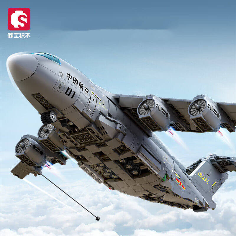Sembo 202242 Y-20 large transport aircraft-Afobrick
