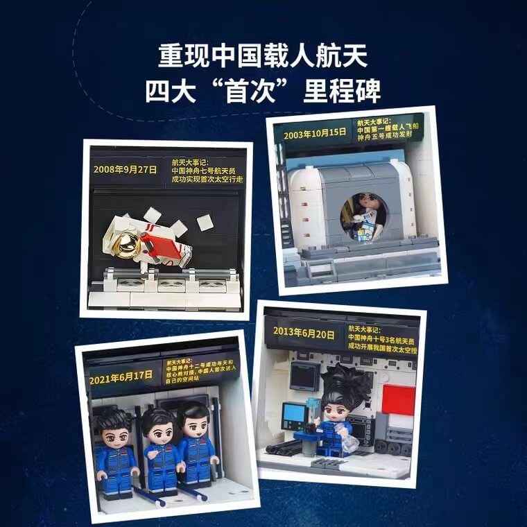 keeppley K10225 Major Events of China's Manned Spaceflight Project