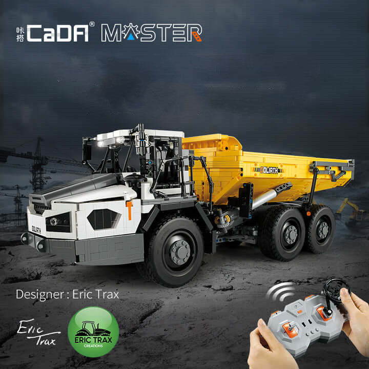 CADA Master C61054 RC Articulated Dump Truck-AFOBRICK