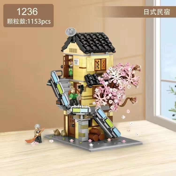 Loz Japanese Street View Mini Brick loz