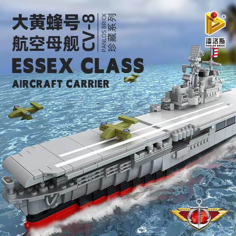 PANLOS 637003 Essex Class Aircraft Carrier-AFOBRICK