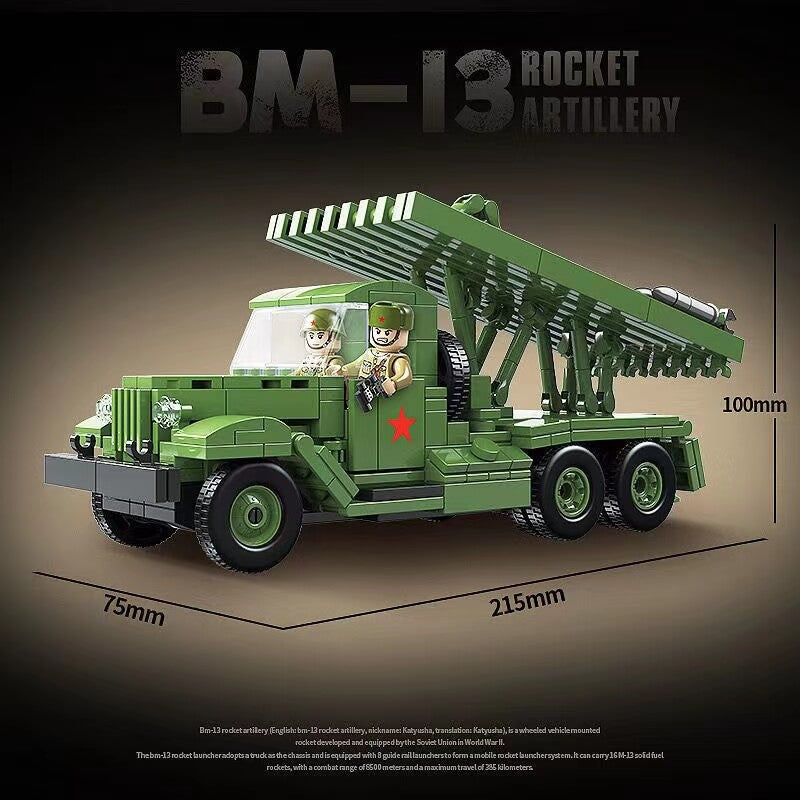 QUANGUAN Military 100240 BM-13 Rocket Artillery QUANGUAN