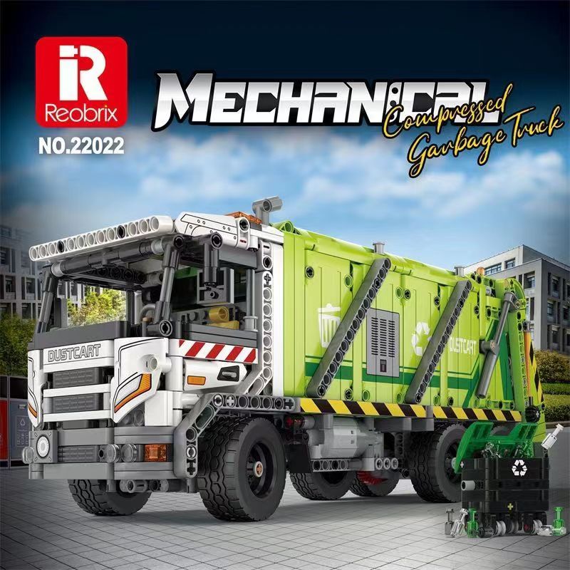 REOBRIX 22022 Compressed Garbage Truck-Afobrick