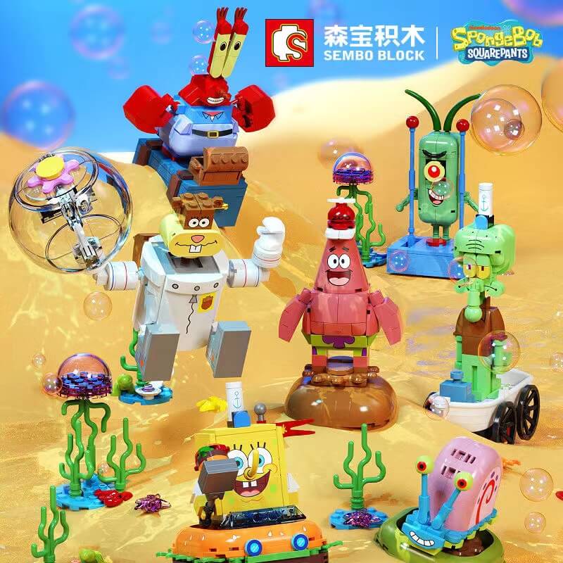 SEMBO 612211 SpongeBob Family - Main Image
