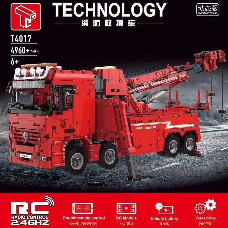 TGL T4017 fire rescue vehicle-Afobrick