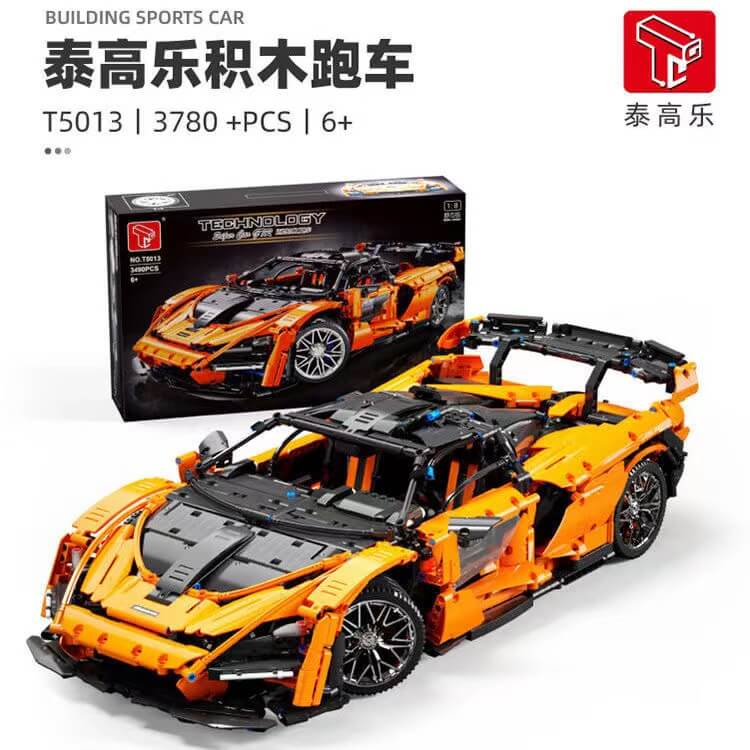 TGL T5013 McLaren Senna Orange 3780PCS-Afobrick