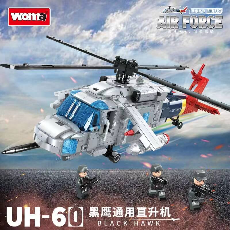 WOMA C0897 UH-60 Black Hawk helicopter-Afobrick
