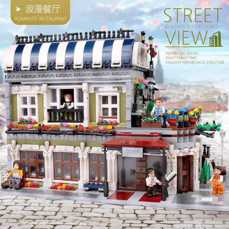 ZHEGAO QL0920 Romantic Restaurant 3577pcs-AFOBRICK