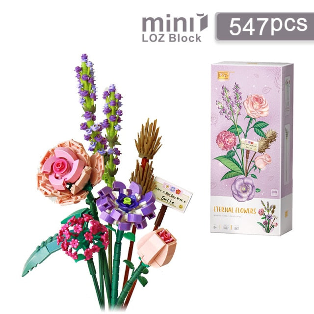 LOZ mini block bouquet - Main Image