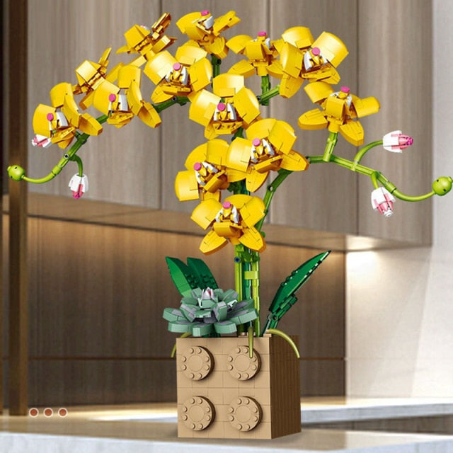 QIZHILE 90024 Bouquet Flowers