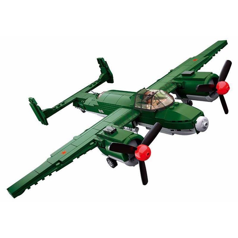 Sluban Military SU-27 Flanker-Afobrick