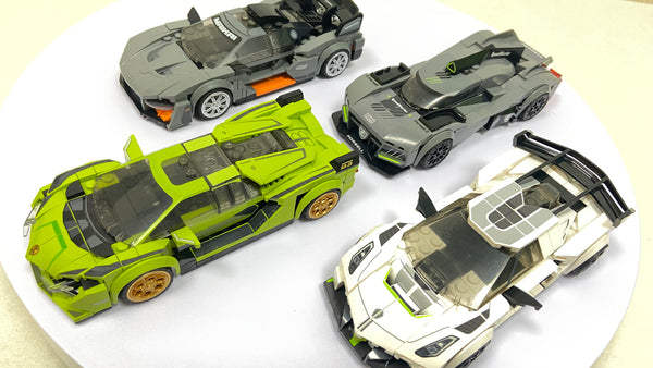 35USD Build 4 Highly Realistic Brick Supercars-Sembo World Famous Car Reviews