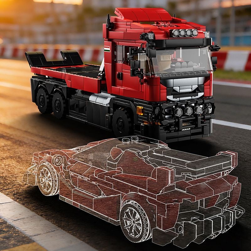 12GO 95002 Ferrari Trailer Set