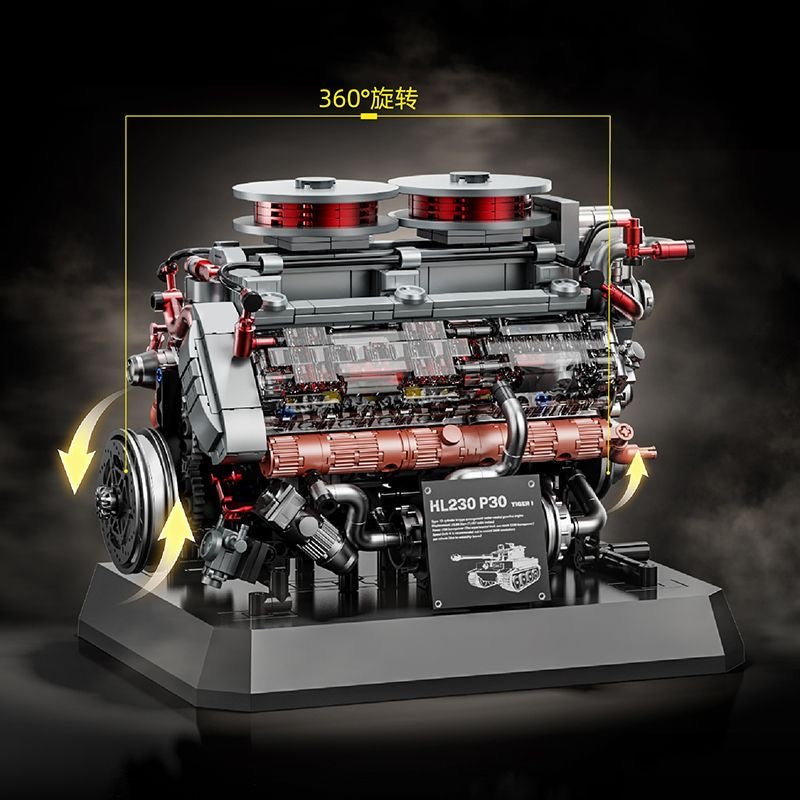 12GO 95008 Tiger Tank Engine