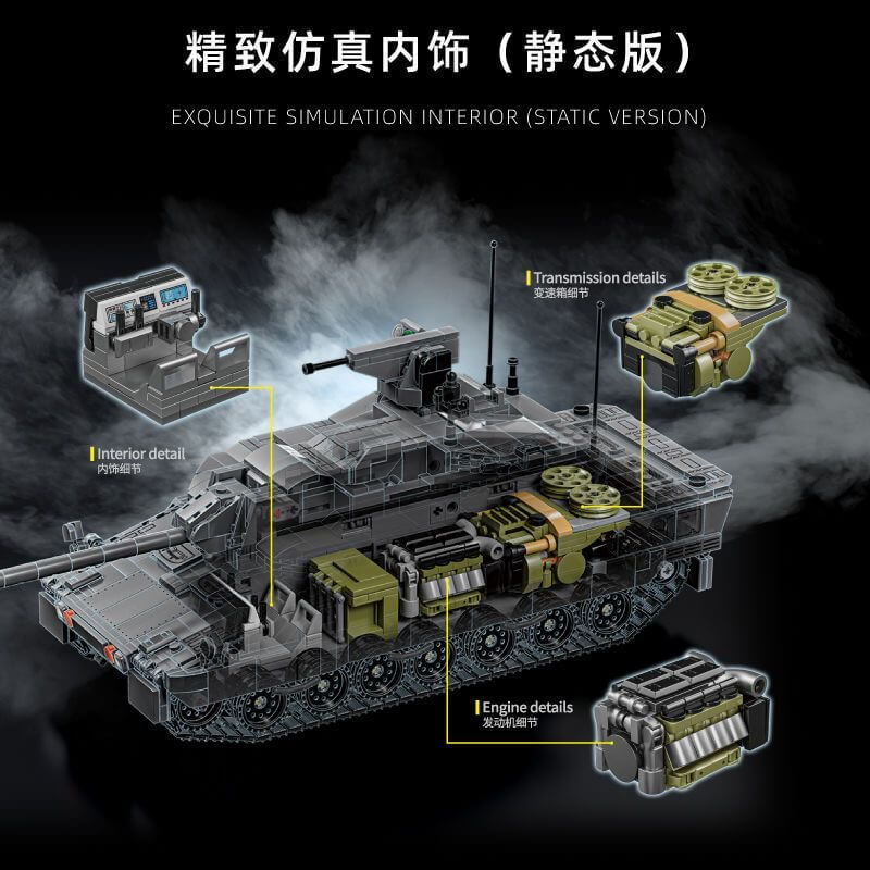 12GO 96002 Enhanced Main Battle Tank (EMBT)-Afobrick