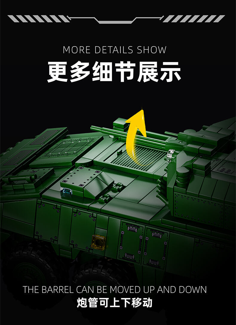 12GO 96008 ZBL-19 wheeled infantry fighting vehicle