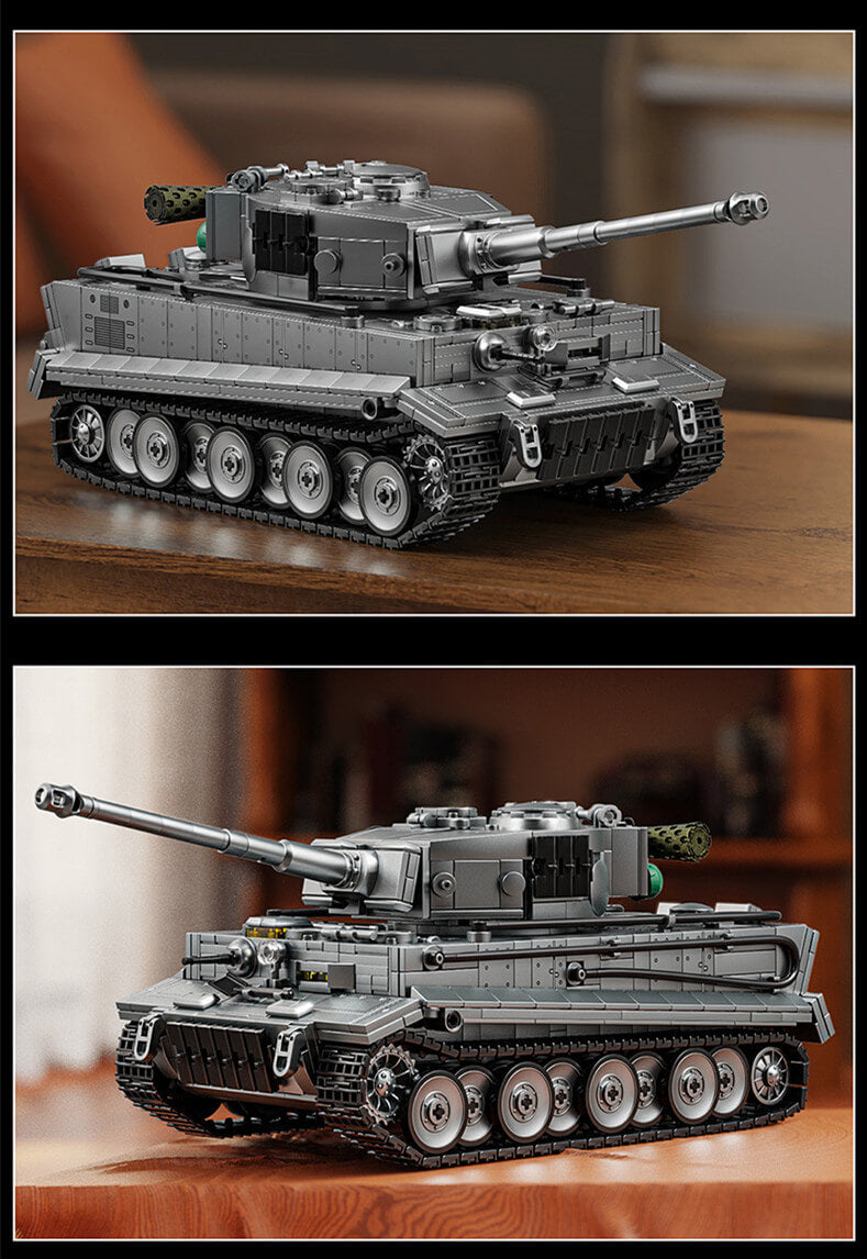 12GO 97008 Tiger heavy tank electroplating gray