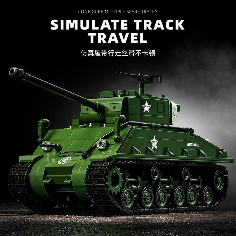 12GO 97010 M4 Sherman-Afobrick