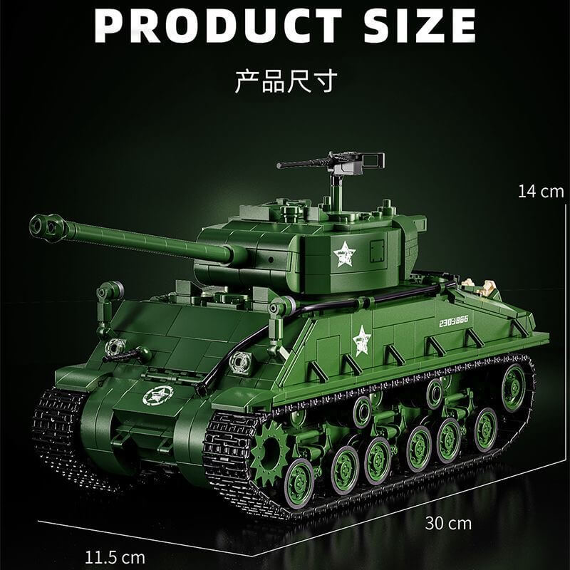 12GO 97010 M4 Sherman-Afobrick