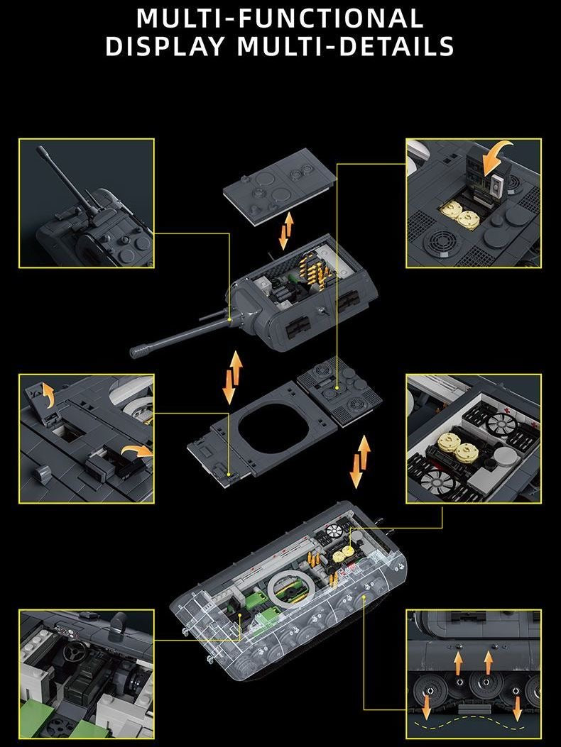 12GO 97020 E-100 Heavy Tank Maus Turret