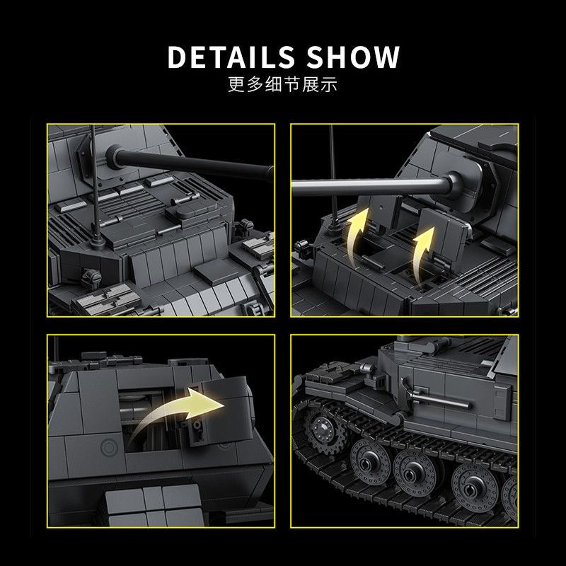 12GO 97021 Jagdpanzer Tiger/P