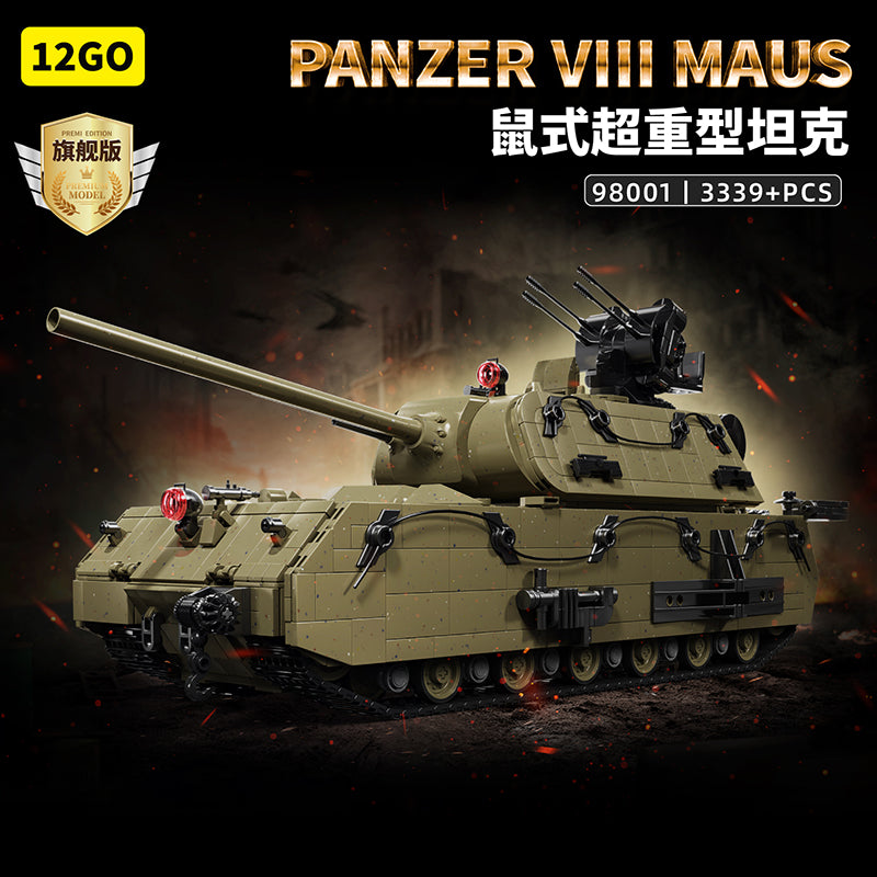 12GO 98001 Panzer VIII Maus heavy tank