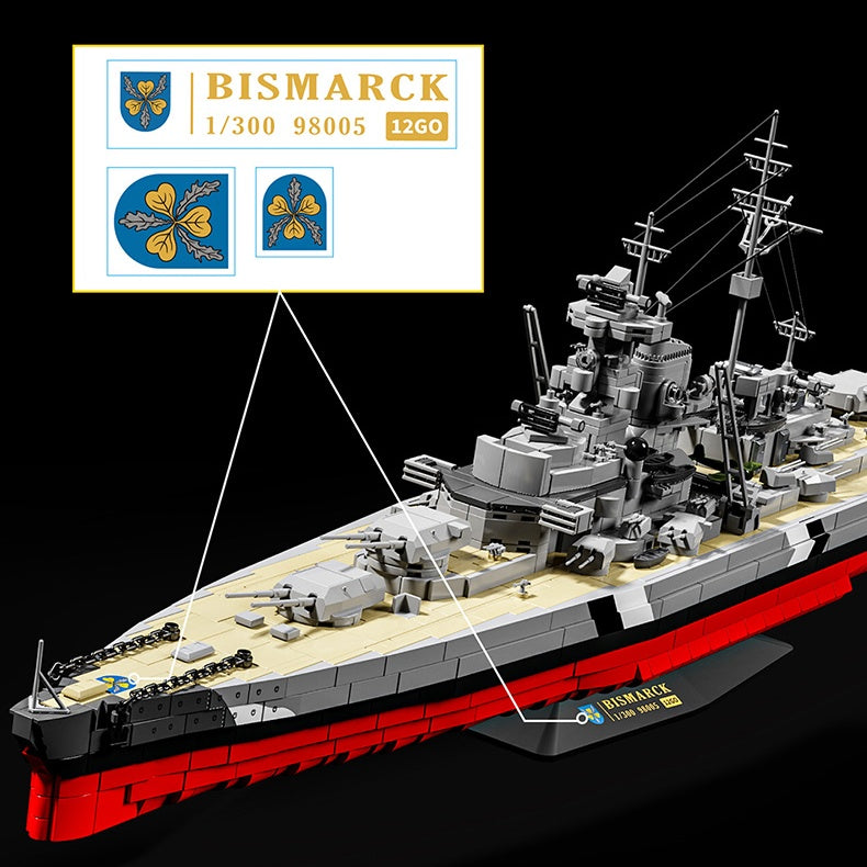 12GO 98005 Bismarck 1:300