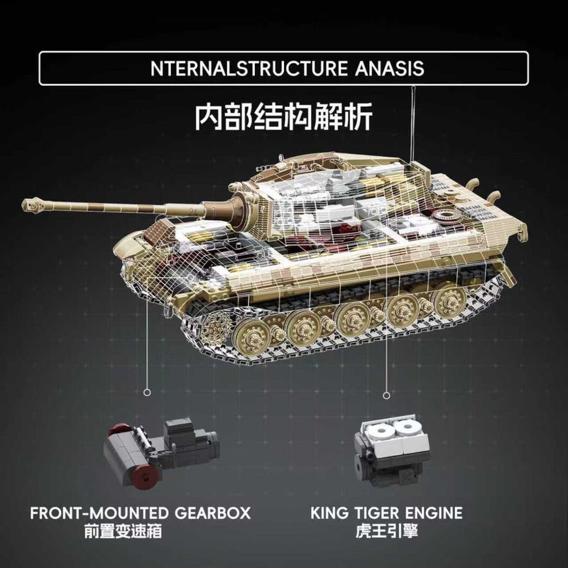 TK2 TK8004 PANZER VI AUSF.B TIGERII 124