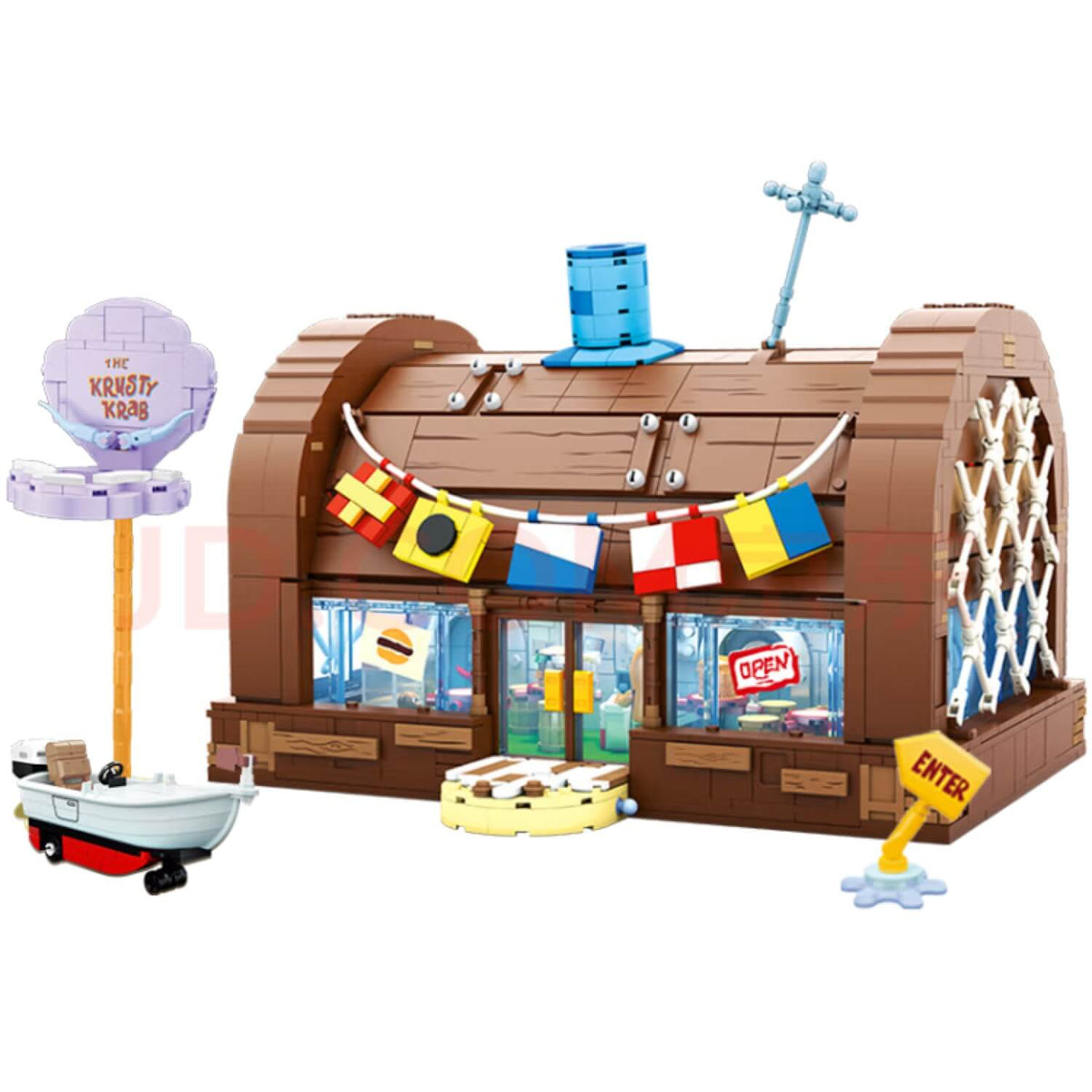 AREA-X AB0027 SpongeBob SquarePants Krusty Krab-Afobrick