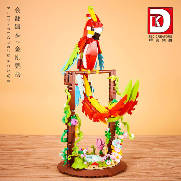 DK 6015 Parrot Flower Frame