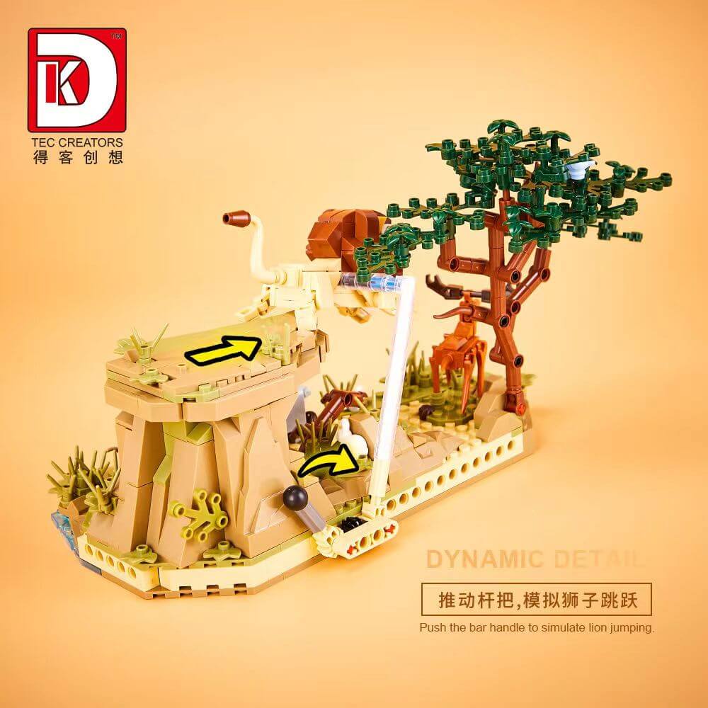 DK 6025 Savanna Lion-Afobrick