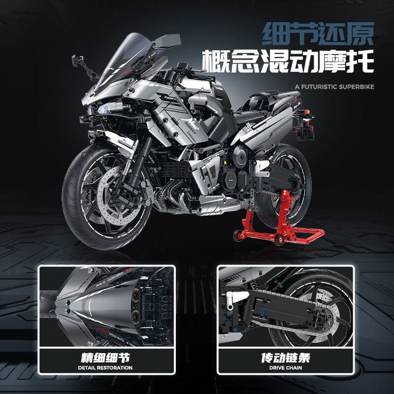 GULY 60525 Electroplating motorcycle Kawasaki