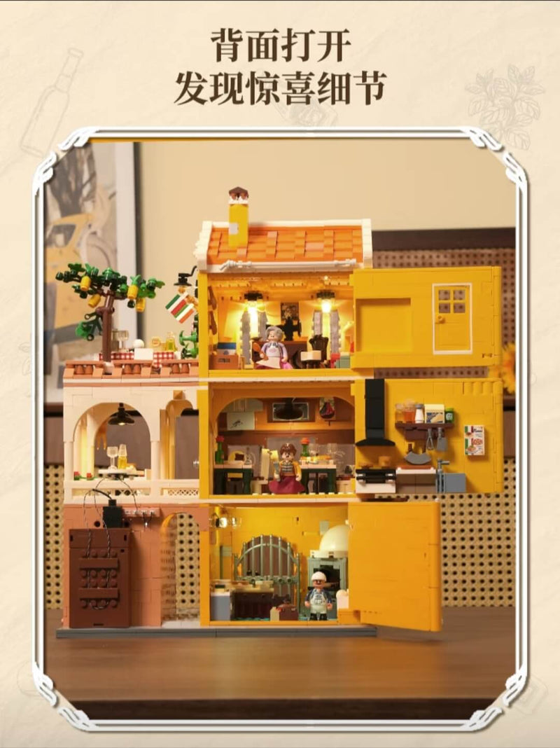 Lumibricks 15010 Italian family restaurant