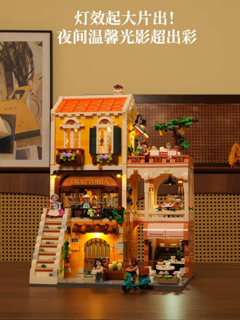 Lumibricks 15010 Italian family restaurant