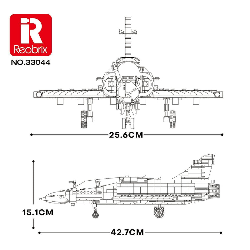 Reobrix 33044 Mirage 2000 aircraft