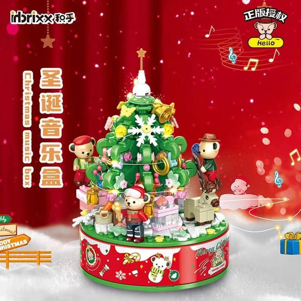 Inbrixx 881305 Teddy Bear Christmas Music Box