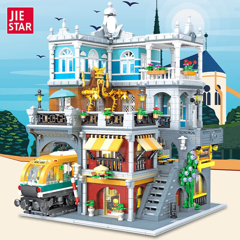 JIE STAR 89128 BurgerShop-Afobrick