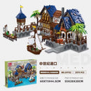 JIESTAR 89152 Medieval Harbor Afobrick