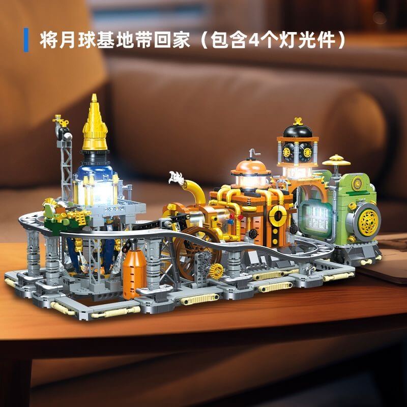 JIE STAR JJ9114 Steampunk: Moon Base