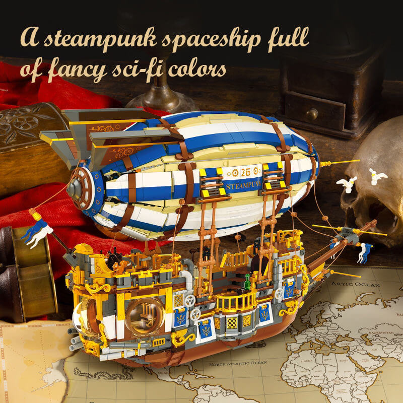 JIE STAR JJ9126 Steampunk Airship