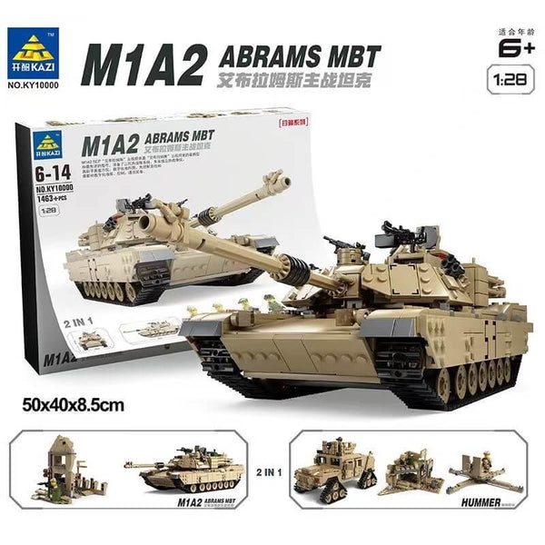 KAZI KZ10000 M1A2 Abrams MBT Afobrick