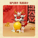 Keeppley K19909 Dragon holding golden beads